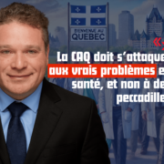 Communiqué image La CAQ doit s’attaquer aux vrais problèmes en santé, et non à des peccadilles