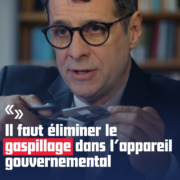 Communiqué image Large consensus au sein de la population : il faut éliminer le gaspillage dans l’appareil gouvernemental
