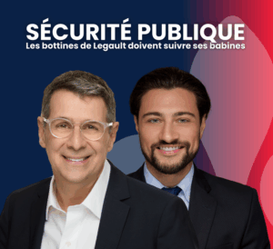 Communiqué image Sécurité publique : « Les bottines de Legault doivent suivre ses babines »
